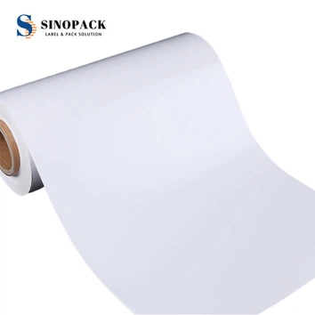 Adhesivo de papel semibrillante de Jumbo Roll